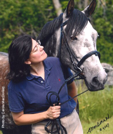 Dr. Stephanie Torlone and horse